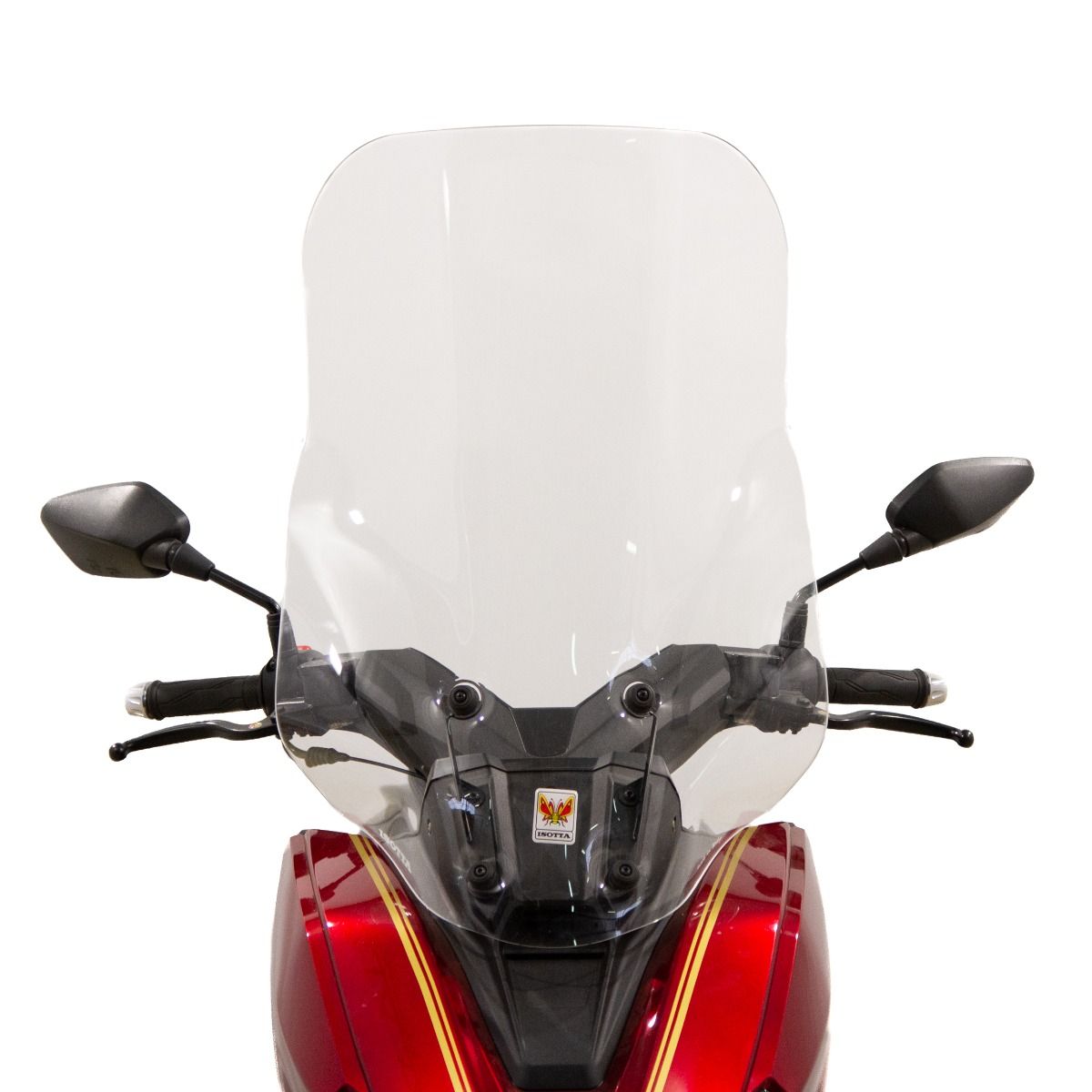 Isotta Medium Screen | Clear | Lexmoto Aura 125 E5 2022> -   Pyramid Motorcycle Accessories