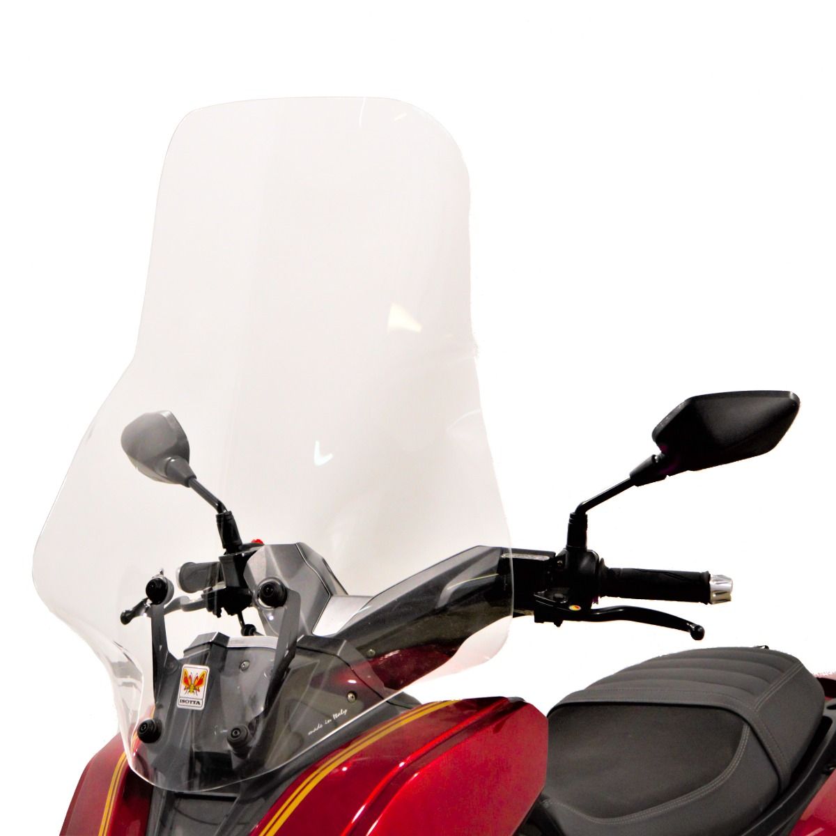Isotta Maxi Screen | Clear | Lexmoto Aura 125 E5 2022> -   Pyramid Motorcycle Accessories