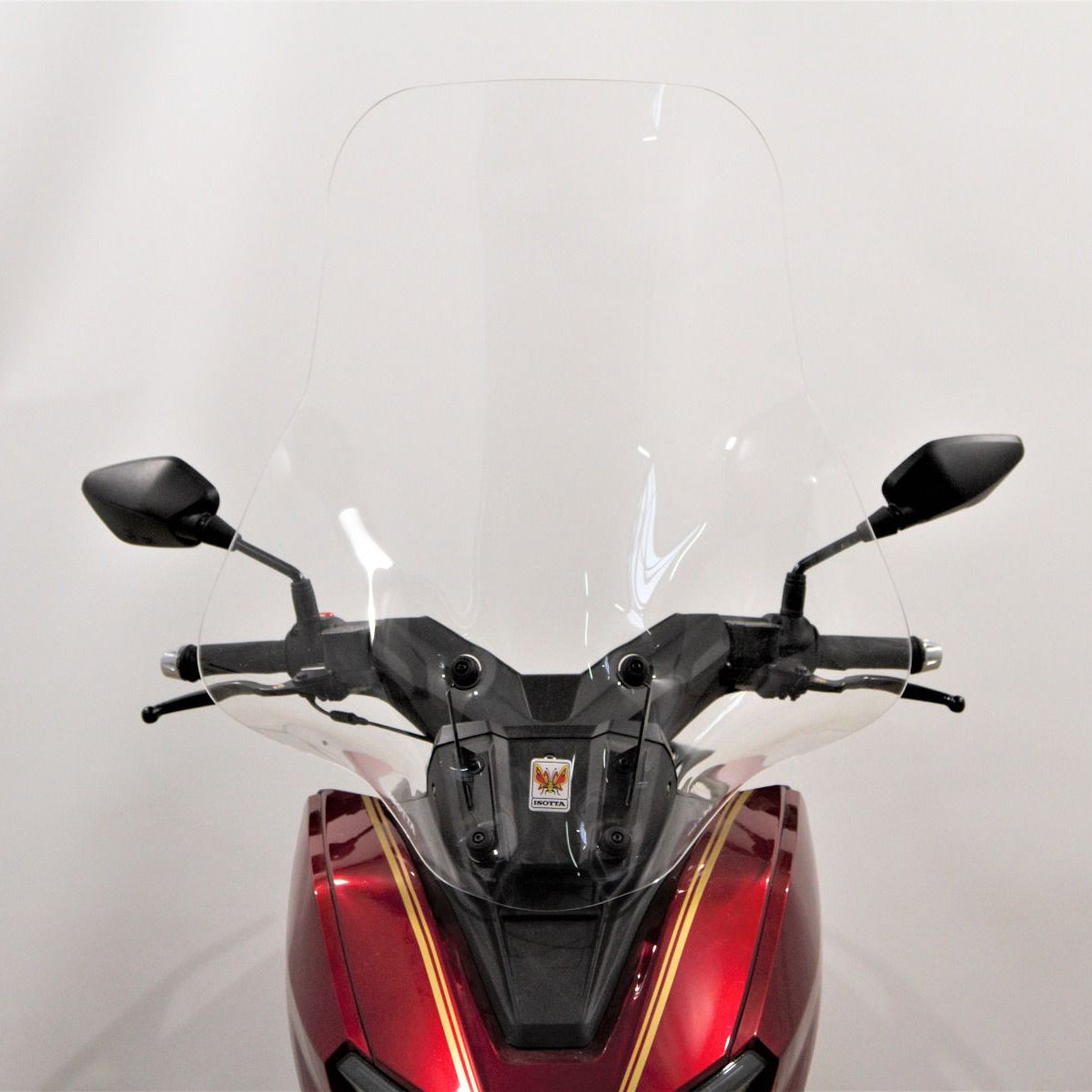 Isotta Maxi Screen | Clear | Lexmoto Aura 125 E5 2022> -   Pyramid Motorcycle Accessories