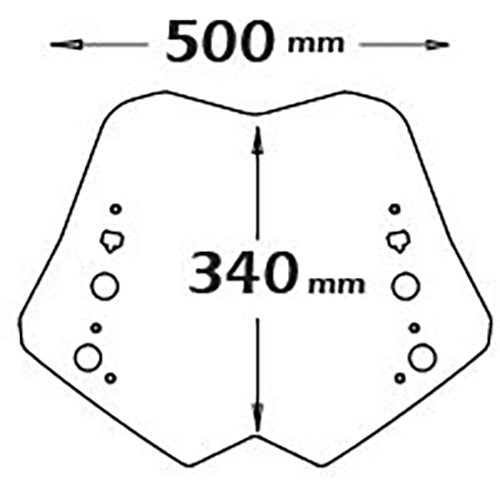 Isotta Screen | Dark Smoke | Yamaha T-MAX 530 2015> -   Pyramid Motorcycle Accessories