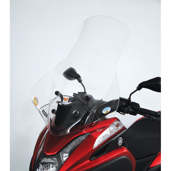 Isotta High Screen | Clear | Yamaha - Tricity 125 2014> - Tricity 155 2016> -   Pyramid Motorcycle Accessories