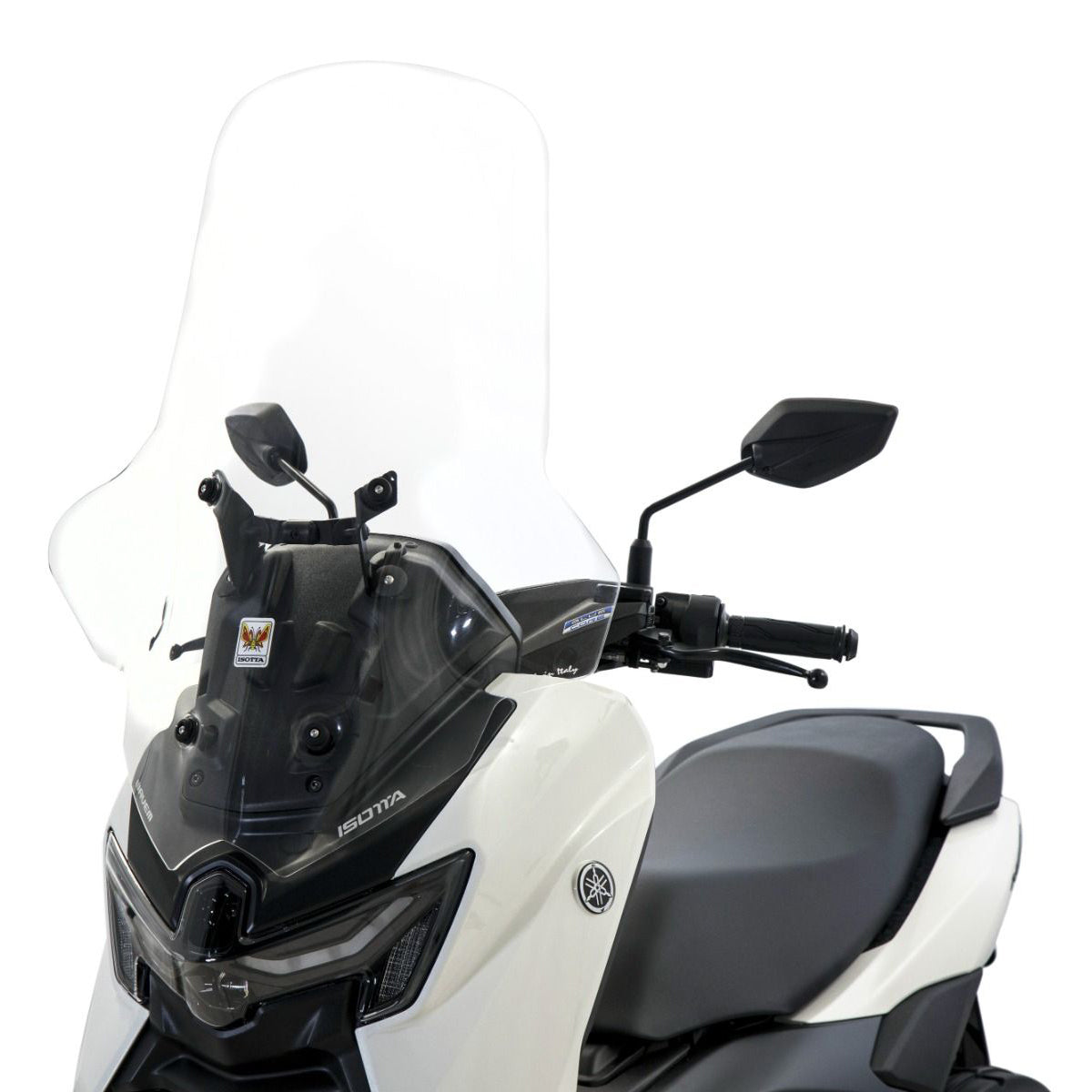 Isotta High Screen | Clear | Yamaha N-Max 125 -   Pyramid Motorcycle Accessories