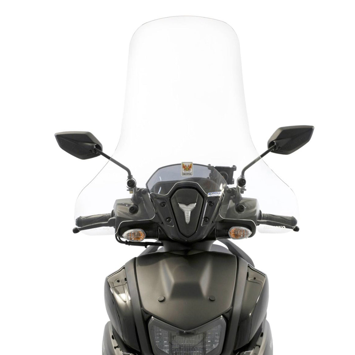 Isotta High Screen | Clear | Yamaha Rayzr 125 -   Pyramid Motorcycle Accessories