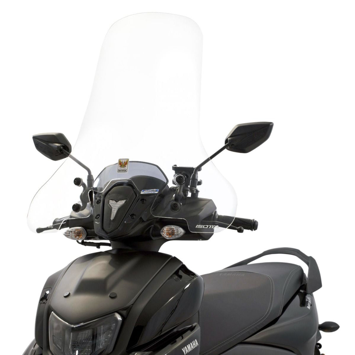 Isotta High Screen | Clear | Yamaha Rayzr 125 -   Pyramid Motorcycle Accessories