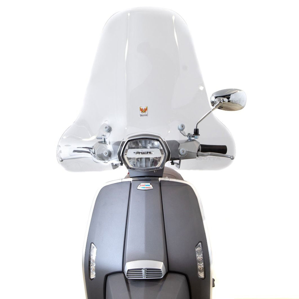 Isotta High Screen | Clear | Lambretta V-Special 2018 -   Pyramid Motorcycle Accessories