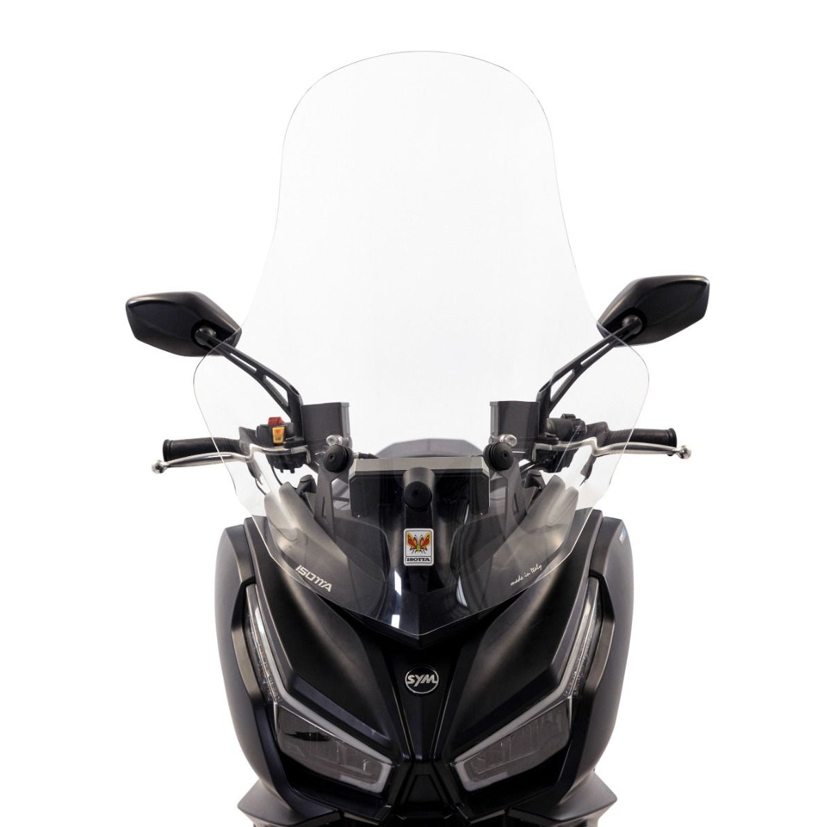 Isotta Maxi Protection Screen | Clear | Sym Jet Evo 2024> -   Pyramid Motorcycle Accessories