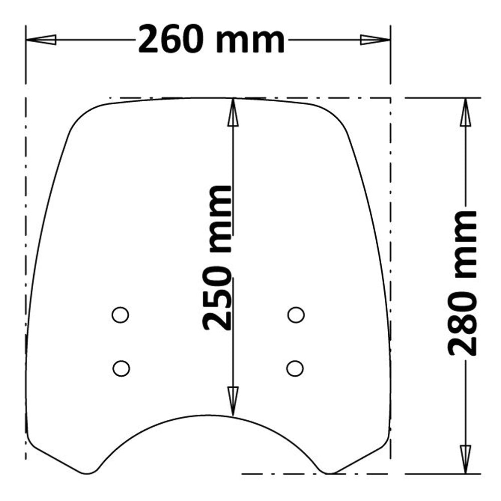 Isotta Medium Screen | Moto Guzzi V7 III Stone E5 2020 -   Pyramid Motorcycle Accessories
