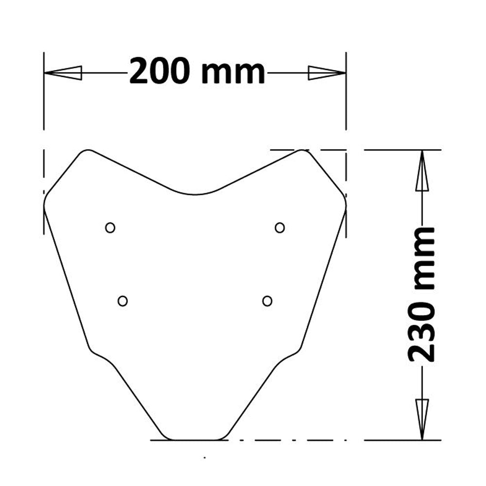 Isotta Sport Screen | Yamaha MT-07 2021 -   Pyramid Motorcycle Accessories