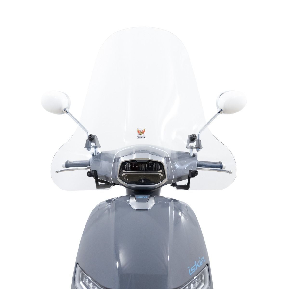 Isotta Classic Screen | Clear | Keeway Iskia 125 2023 -   Pyramid Motorcycle Accessories