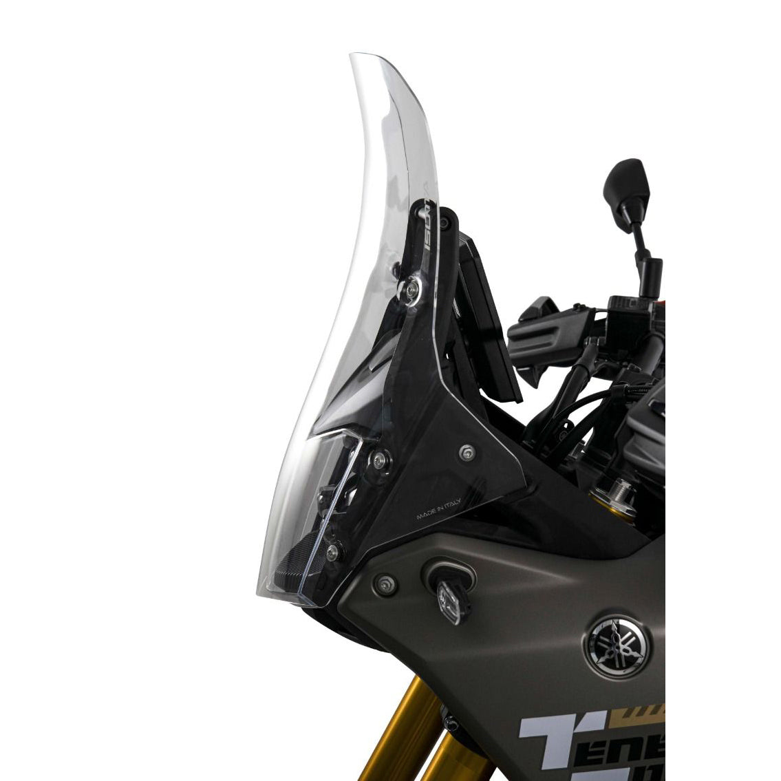 Isotta Touring Screen with Headlight Protection | Clear | Yamaha Tenere 700 2025> -   Pyramid Motorcycle Accessories