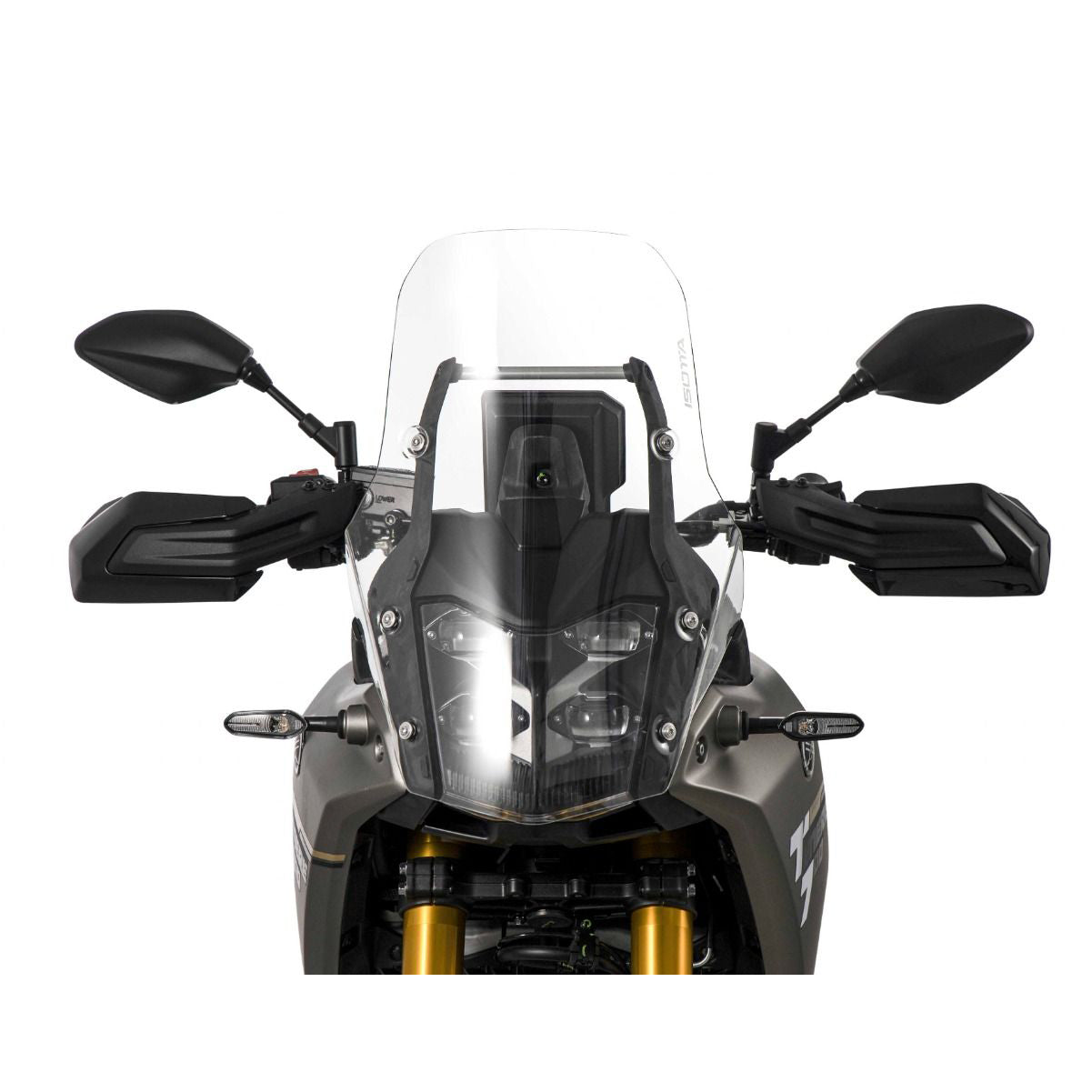 Isotta Rally Screen without Headlight Cover | Clear | Yamaha Tenere 700 2025> -   Pyramid Motorcycle Accessories