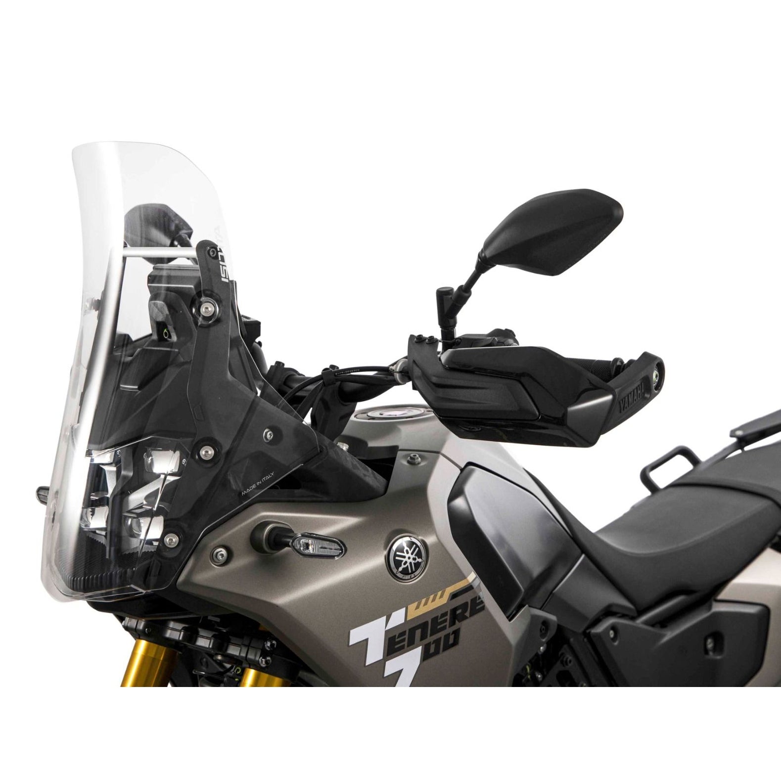 Isotta Rally Screen without Headlight Cover | Clear | Yamaha Tenere 700 2025> -   Pyramid Motorcycle Accessories