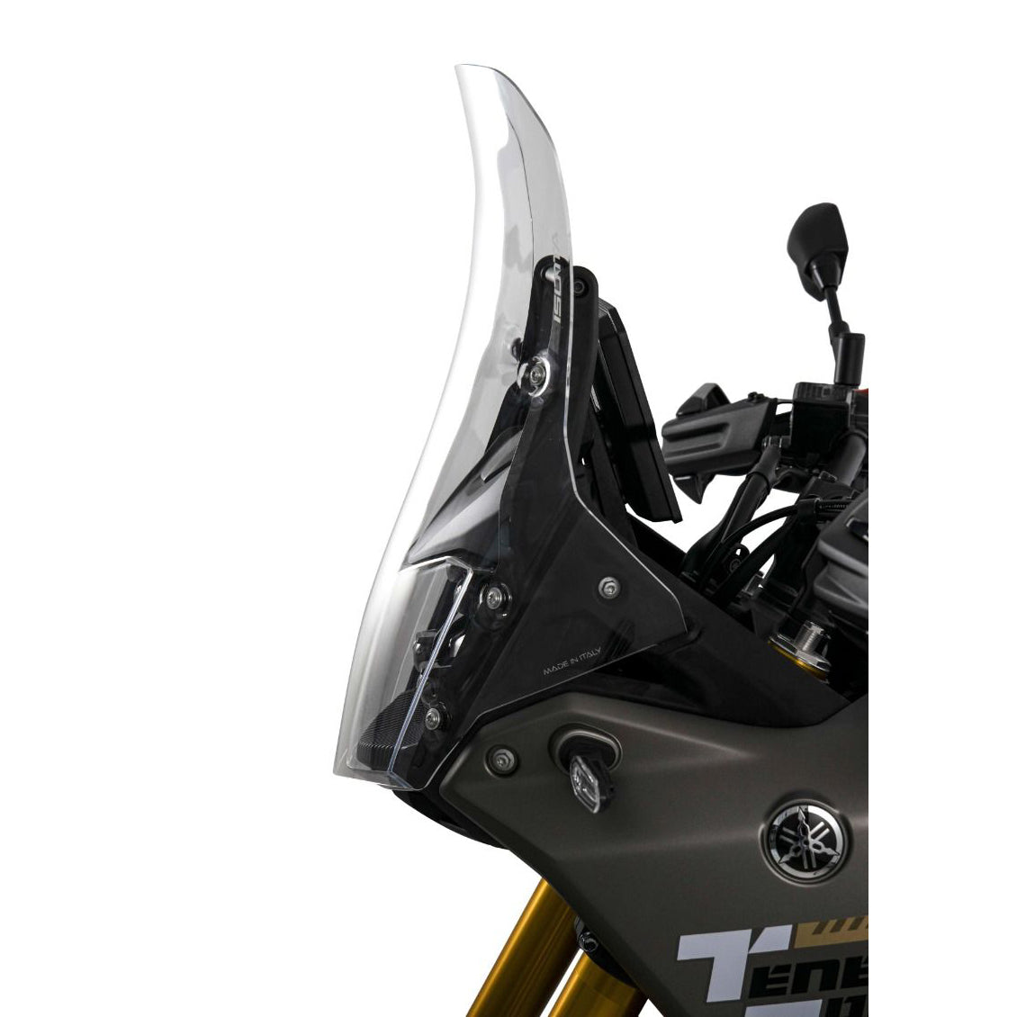 Isotta Touring Screen with Headlight Protection | Yamaha Tenere 700 -   Pyramid Motorcycle Accessories