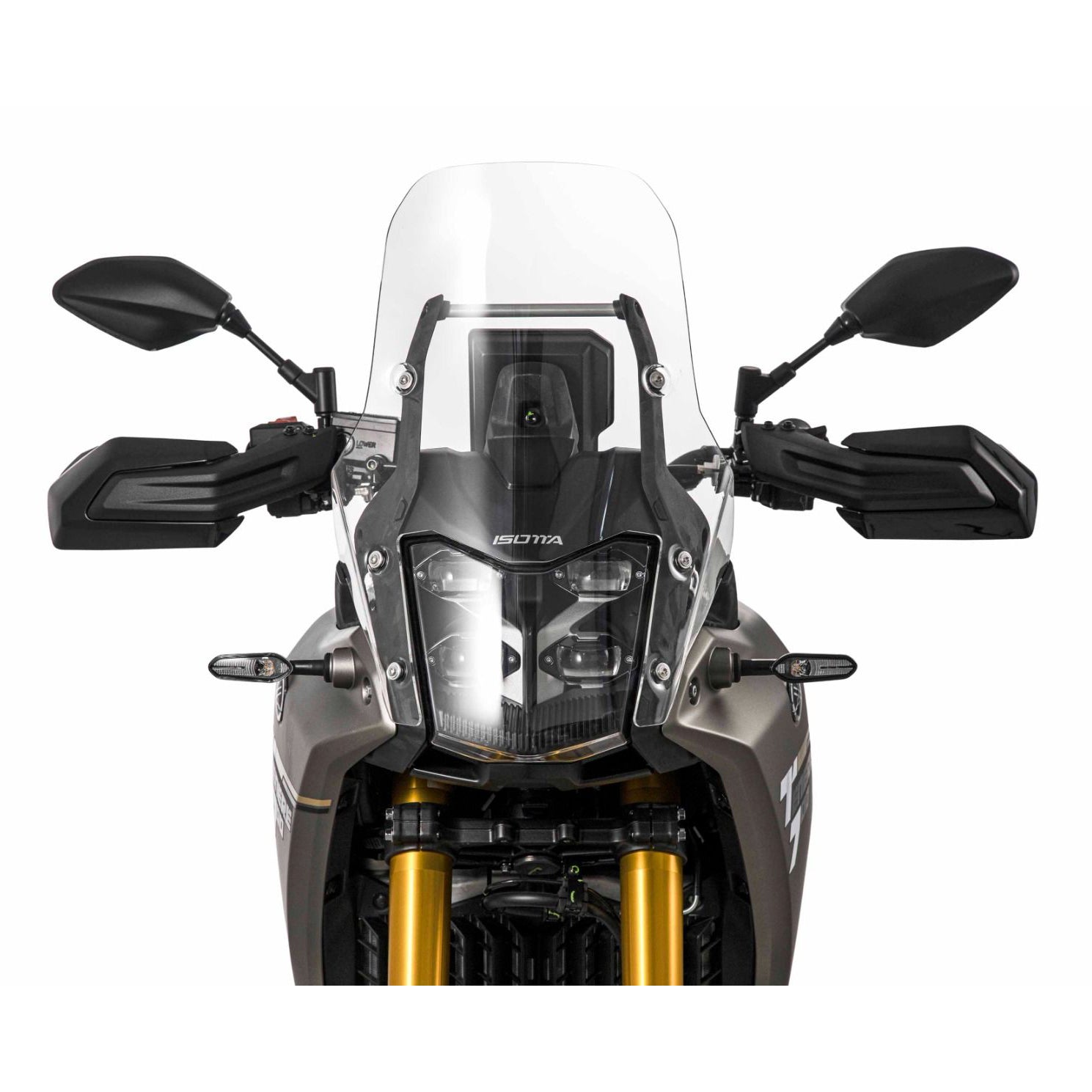 Isotta Rally Screen without Headlight Cover | Yamaha Tenere 700 2025> -   Pyramid Motorcycle Accessories
