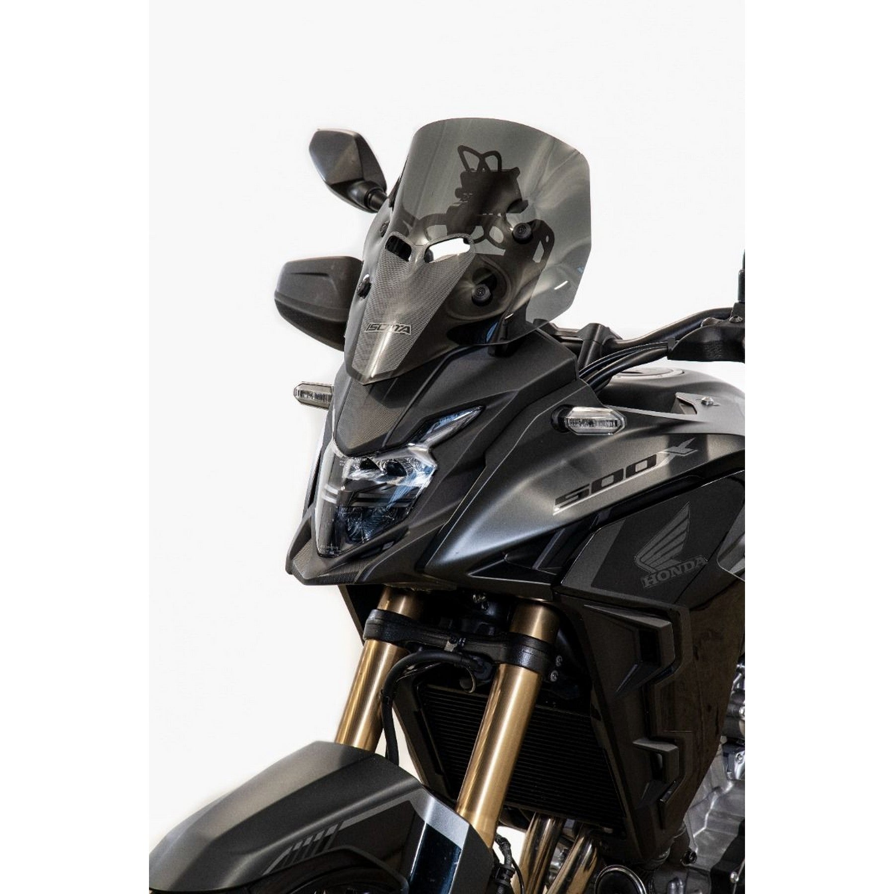 Isotta Low Screen | Clear | Honda CB 500X 2016>2023 -   Pyramid Motorcycle Accessories