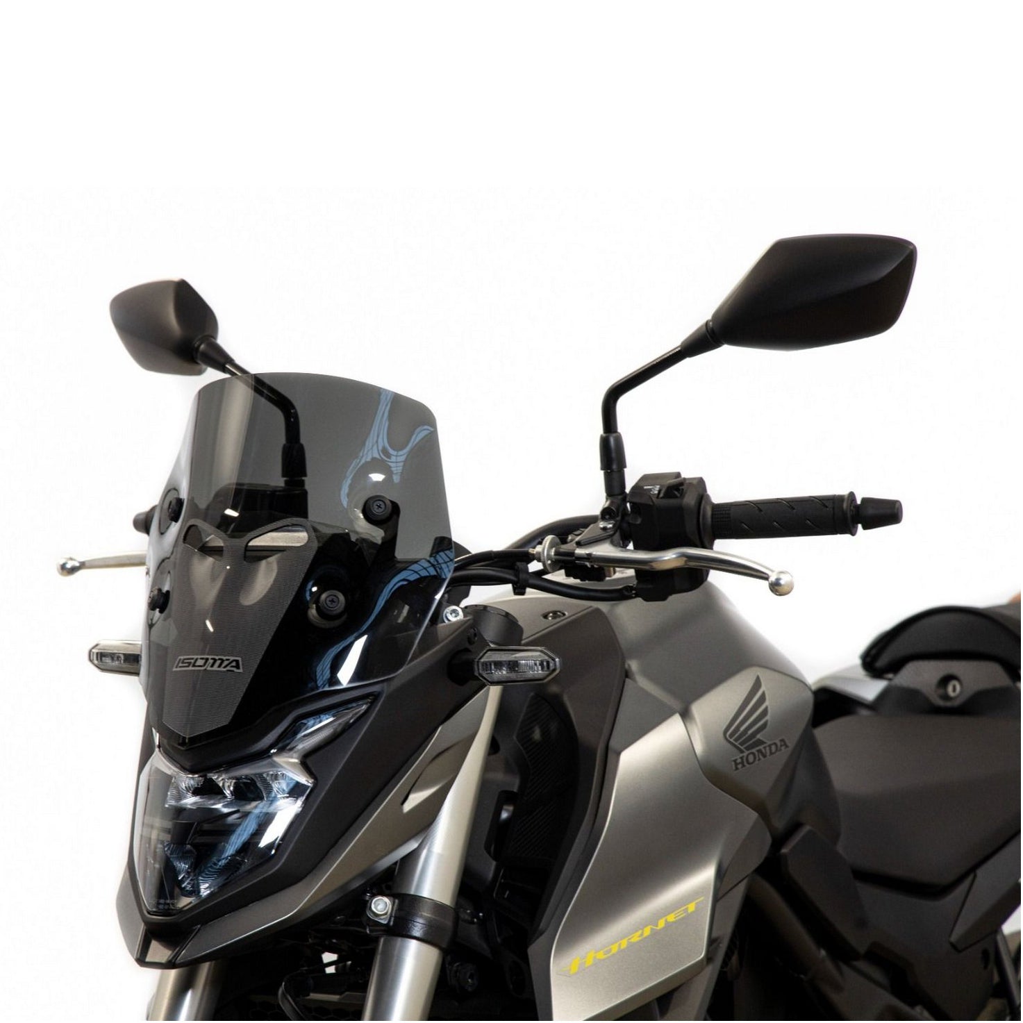 Isotta Low Screen | Dark Smoke | Honda Hornet 750 2023> -   Pyramid Motorcycle Accessories