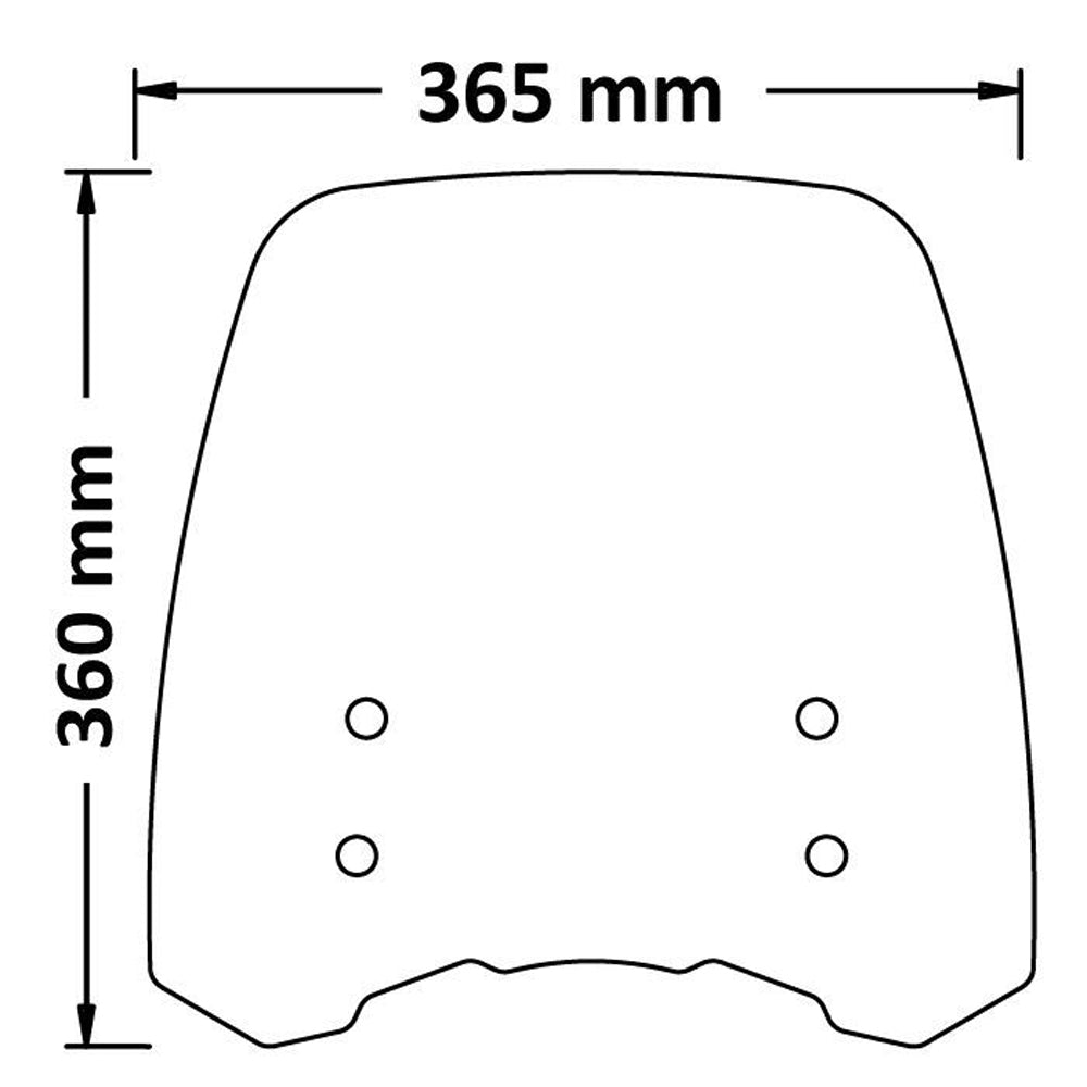 Isotta High Screen | CFMoto MotoRcycle CL-X 700 2021> -   Pyramid Motorcycle Accessories