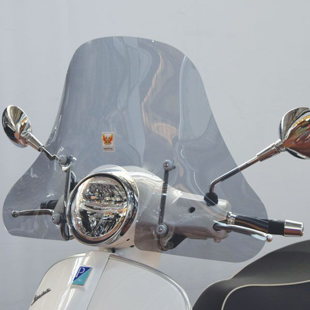 Isotta Summer Screen | Light Smoke | VESPA 300 GTS HPE And 125 GTS I-GET -   Pyramid Motorcycle Accessories