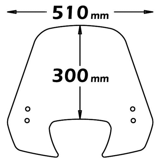 Isotta High Screen | Piaggio Liberty 50-125-150 RST and I-GET -   Pyramid Motorcycle Accessories