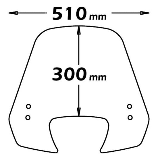 Isotta High Screen | Piaggio Liberty 50-125-150 RST and I-GET -   Pyramid Motorcycle Accessories