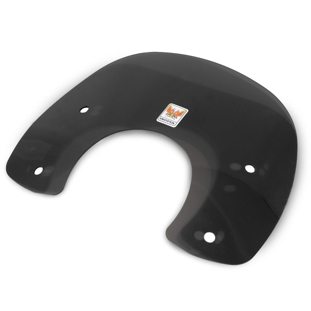 Isotta OEM Size Screen | Dark Smoke | Vespa Primavera -   Pyramid Motorcycle Accessories