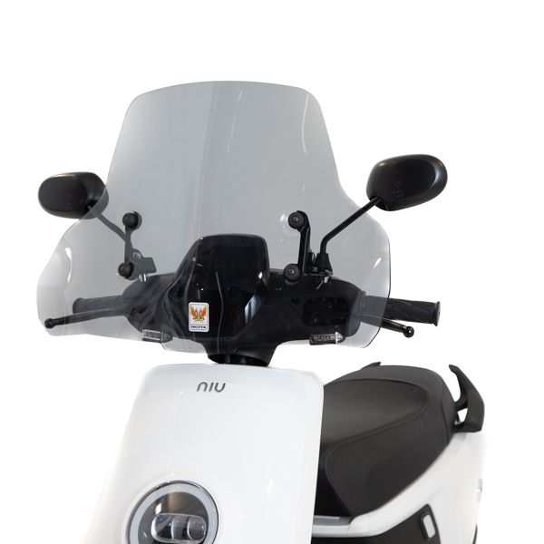 Isotta Low Screen | Light Smoke | NIU MQI 2019> - NIU MQI + Sport 2020 - 2022 -   Pyramid Motorcycle Accessories