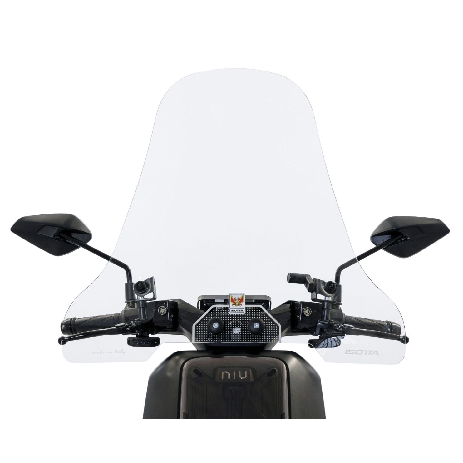 Isotta Screen | Clear | NIU NQIX 500 2025> -   Pyramid Motorcycle Accessories