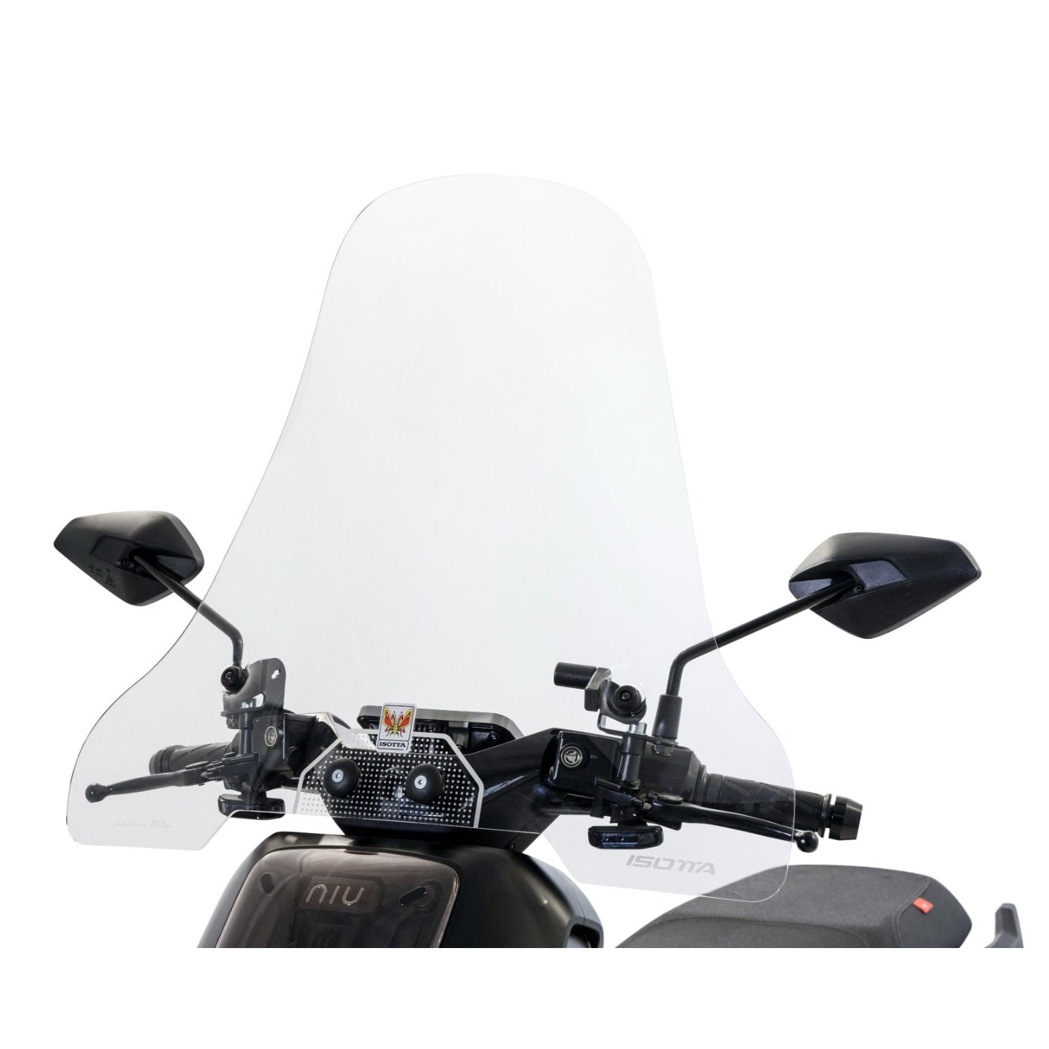 Isotta Screen | Clear | NIU NQIX 500 2025> -   Pyramid Motorcycle Accessories