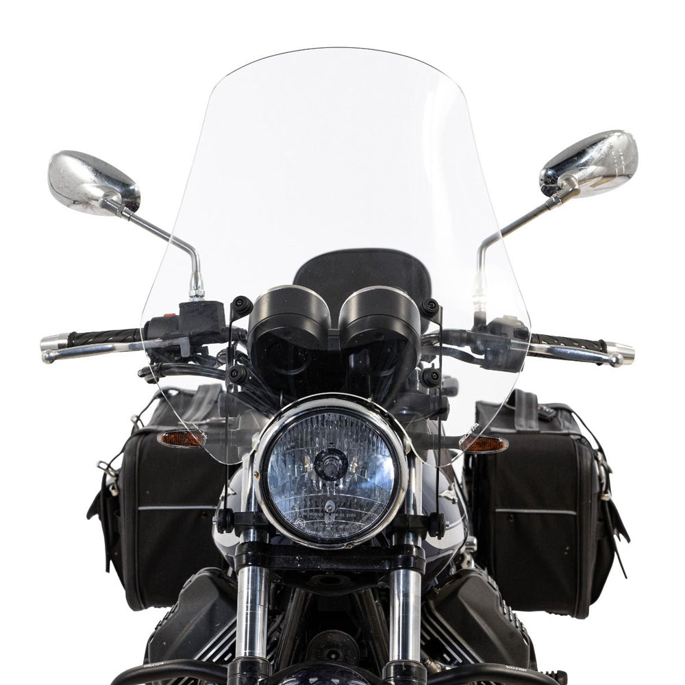 Isotta High Screen | Clear | Moto Guzzi V7 850 SPECIAL 2022>2024 -   Pyramid Motorcycle Accessories