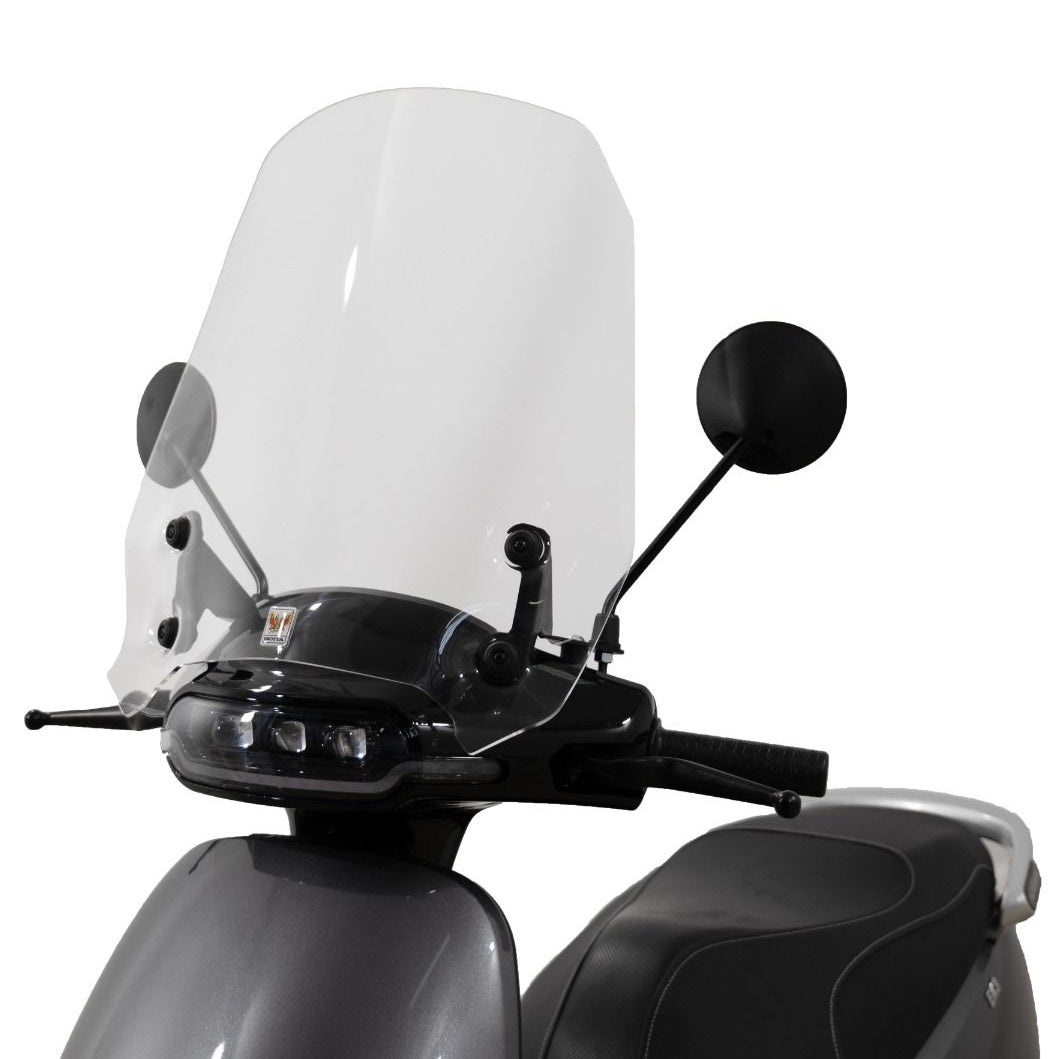 Isotta Medium Screen | Clear | Horwin EK3 -   Pyramid Motorcycle Accessories