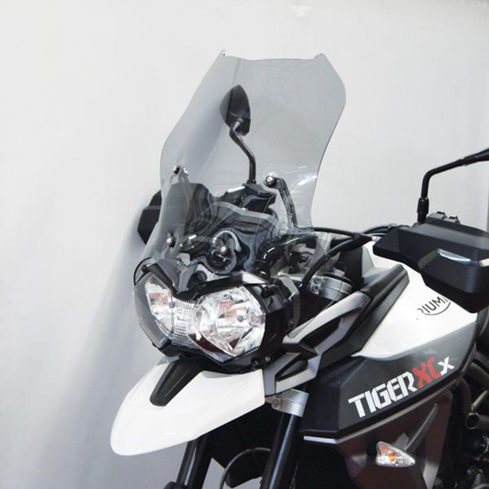 Isotta Low Screen Height Adjustable | Clear | Tiger 800 XCX/XRX -   Pyramid Motorcycle Accessories