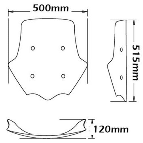 Isotta Low Screen | Moto Guzzi Stelvio 1200 4V -   Pyramid Motorcycle Accessories