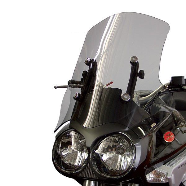 Isotta High Screen | Clear | Moto Guzzi Stelvio 1200 4V -   Pyramid Motorcycle Accessories