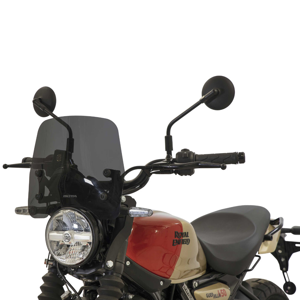 Isotta Low Screen | Royal Enfield Guerrilla 450 -   Pyramid Motorcycle Accessories