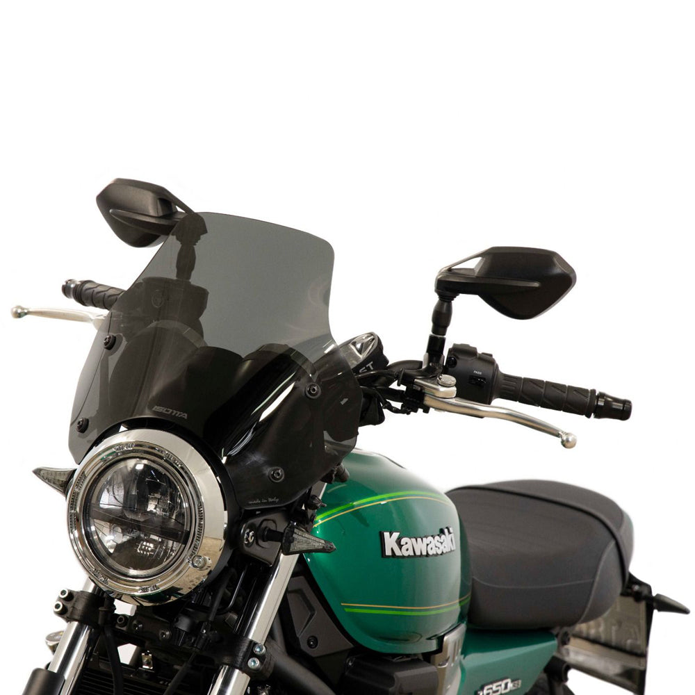 Isotta High Screen | Dark Smoke | Kawasaki Z650 RS -   Pyramid Motorcycle Accessories