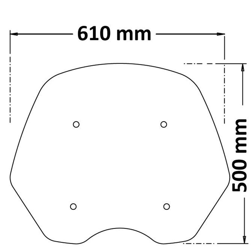 Isotta Screen | Moto Guzzi Eldorado 2017/2020 -   Pyramid Motorcycle Accessories