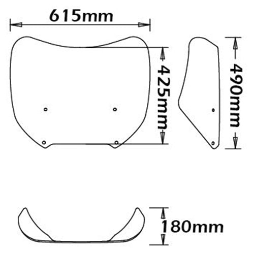 Isotta Screen | BMW K 1200 LT 1999-2003 -   Pyramid Motorcycle Accessories