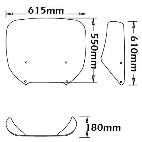 Isotta High Screen | BMW K1200 LT 1993-2003 -   Pyramid Motorcycle Accessories