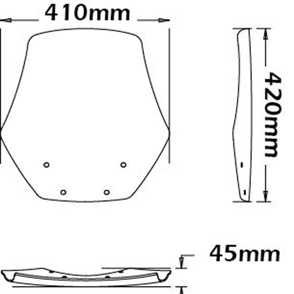 Isotta High Screen | BMW R 1100 RS 1992 - 2001 -   Pyramid Motorcycle Accessories