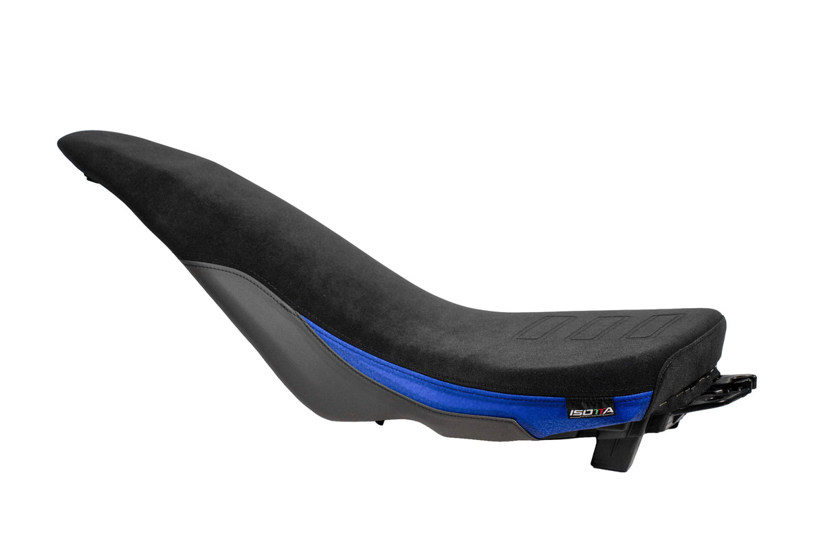 Isotta Comfort Rider Seat | Blue | Yamaha Tenere 700 World Raid 2022-2025 - Pyramid Motorcycle Accessories