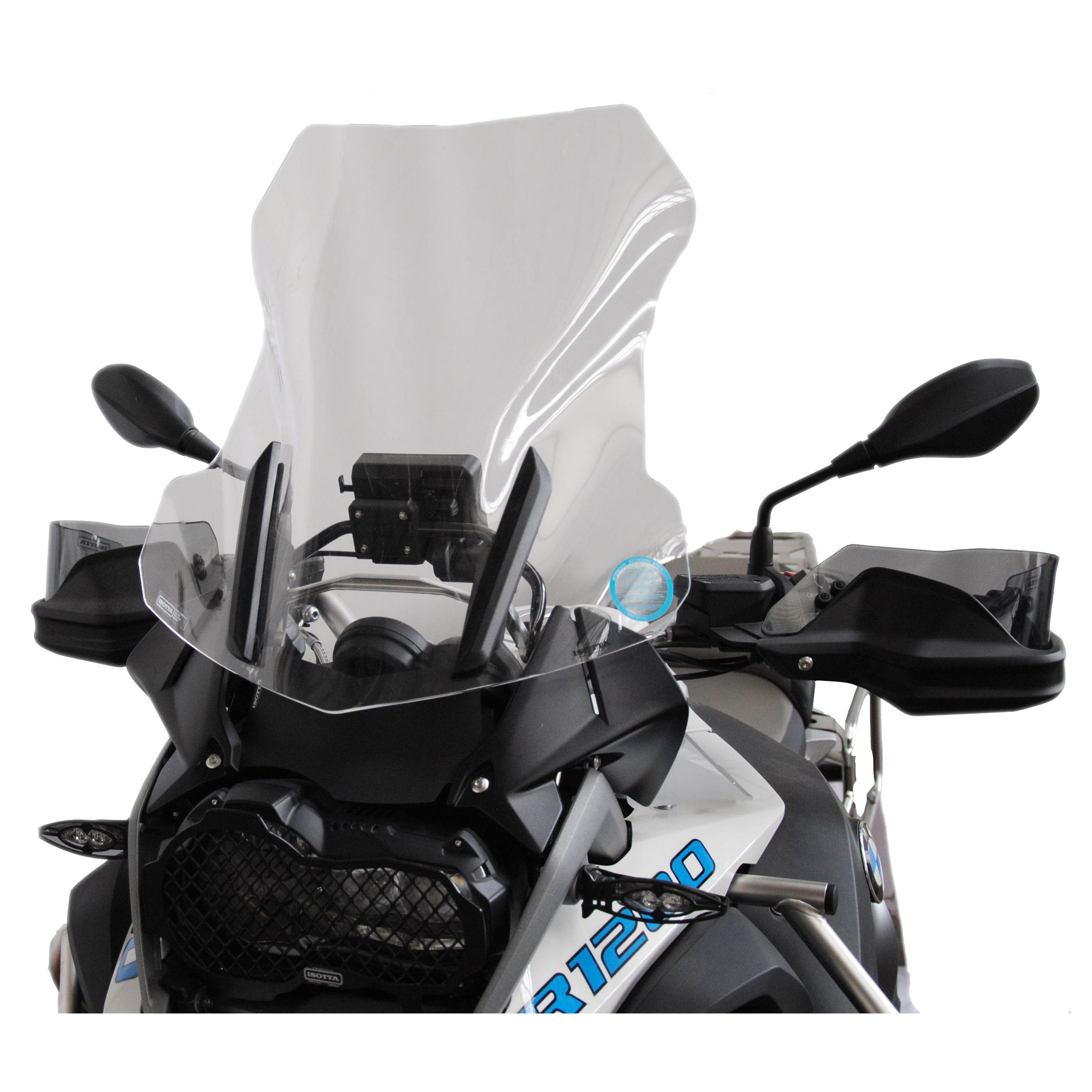 Isotta Central Air Deflector Screen | Matte Black | BMW R 1200 GS LC STD 2013-16 -   Pyramid Motorcycle Accessories