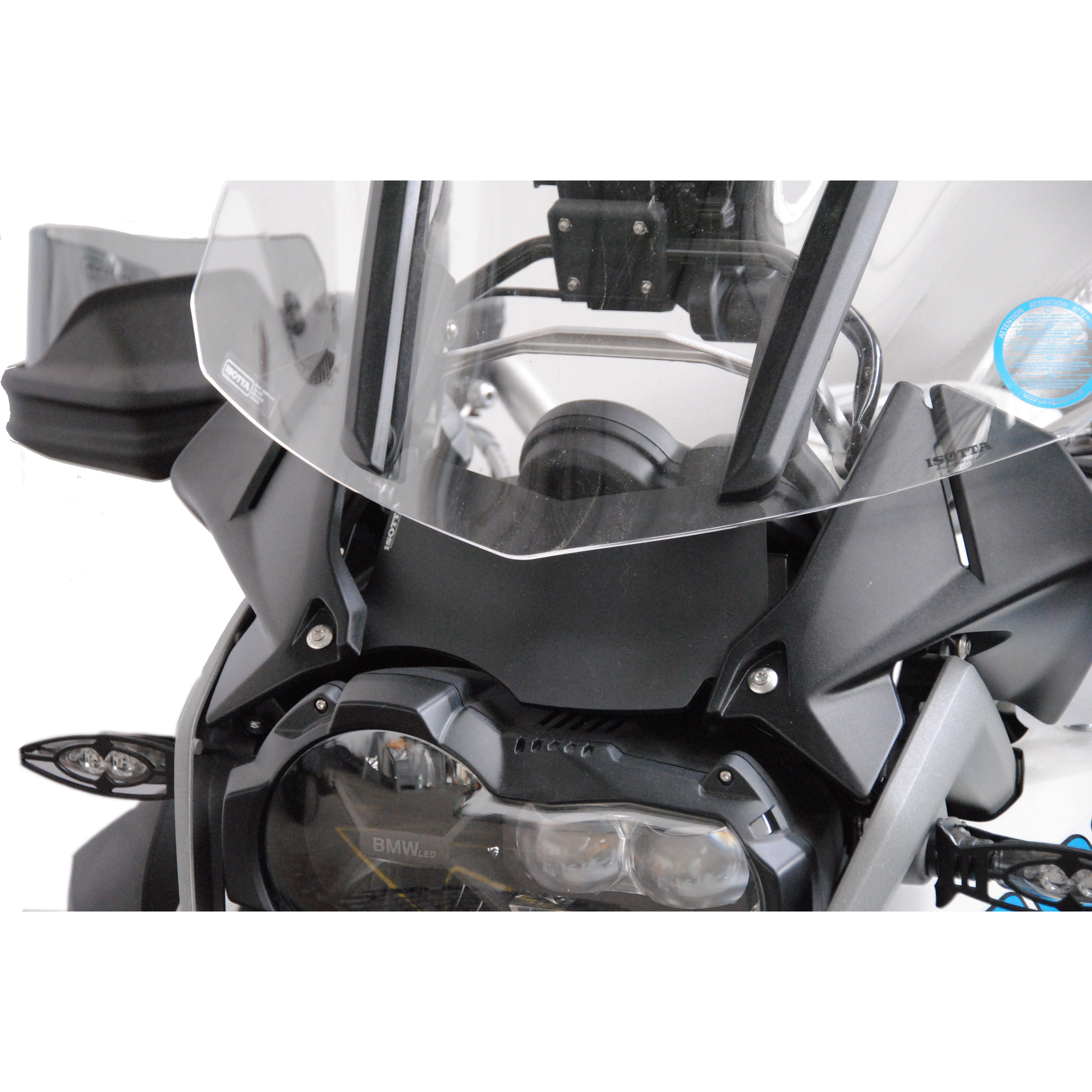 Isotta Central Air Deflector Screen | Matte Black | BMW R 1200 GS LC STD 2013-16 -   Pyramid Motorcycle Accessories