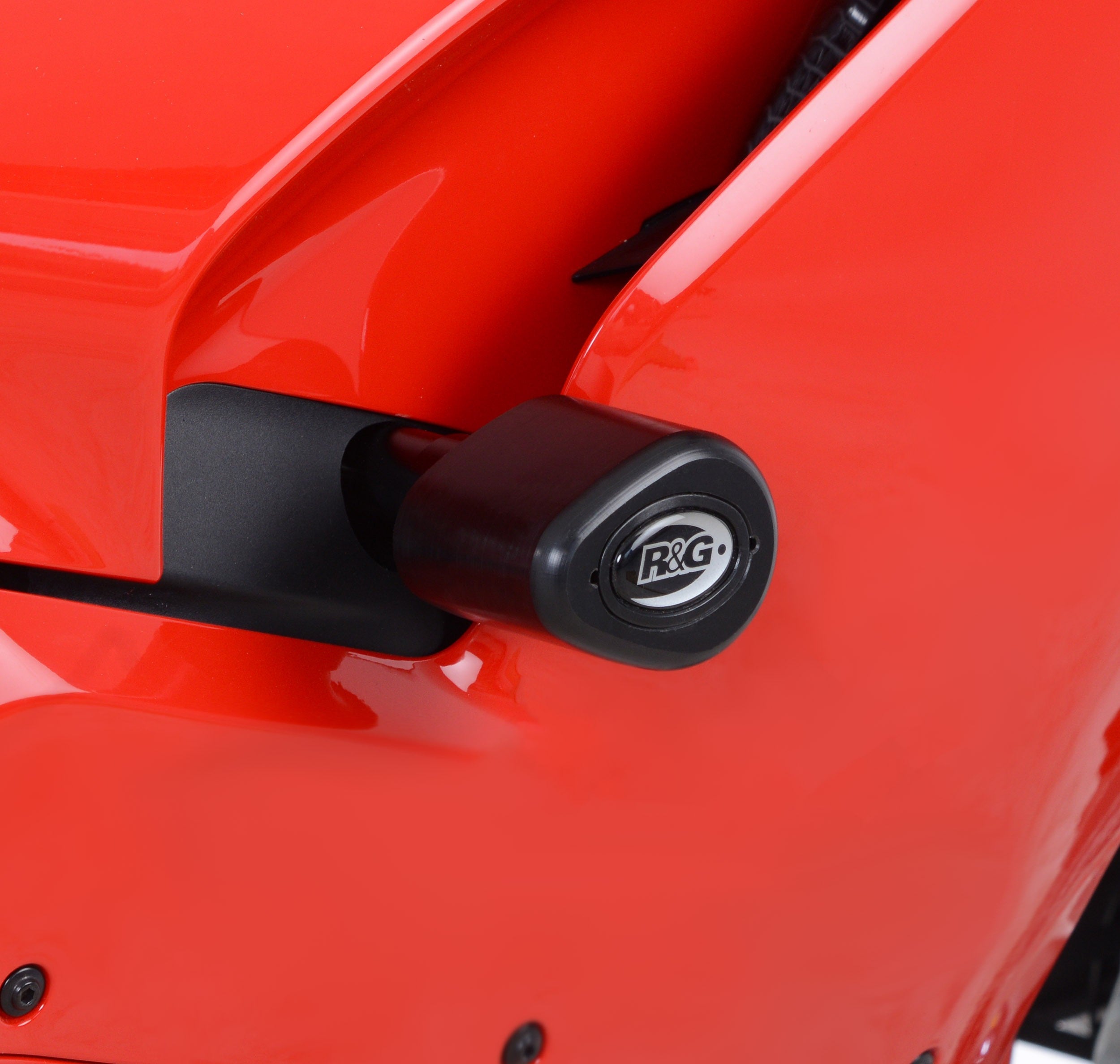 R&G Crash Protectors | White | Ducati Panigale V4 2017 & Ducati Panigale V4 S 2018>2019 & Ducati Panigale V4 Speciale 2018