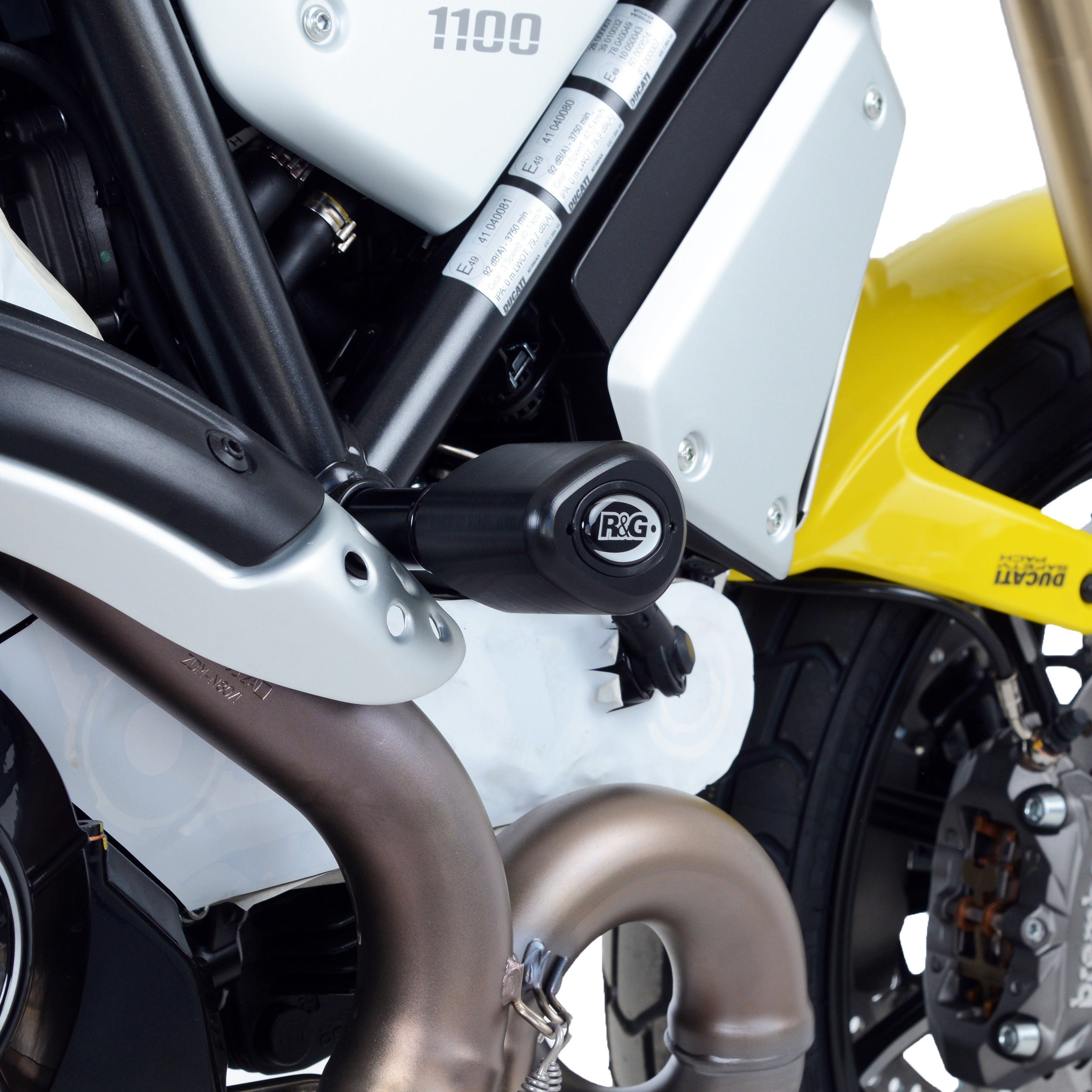 R&G Crash Protectors | Black | Ducati Scrambler 1100 2018>2025