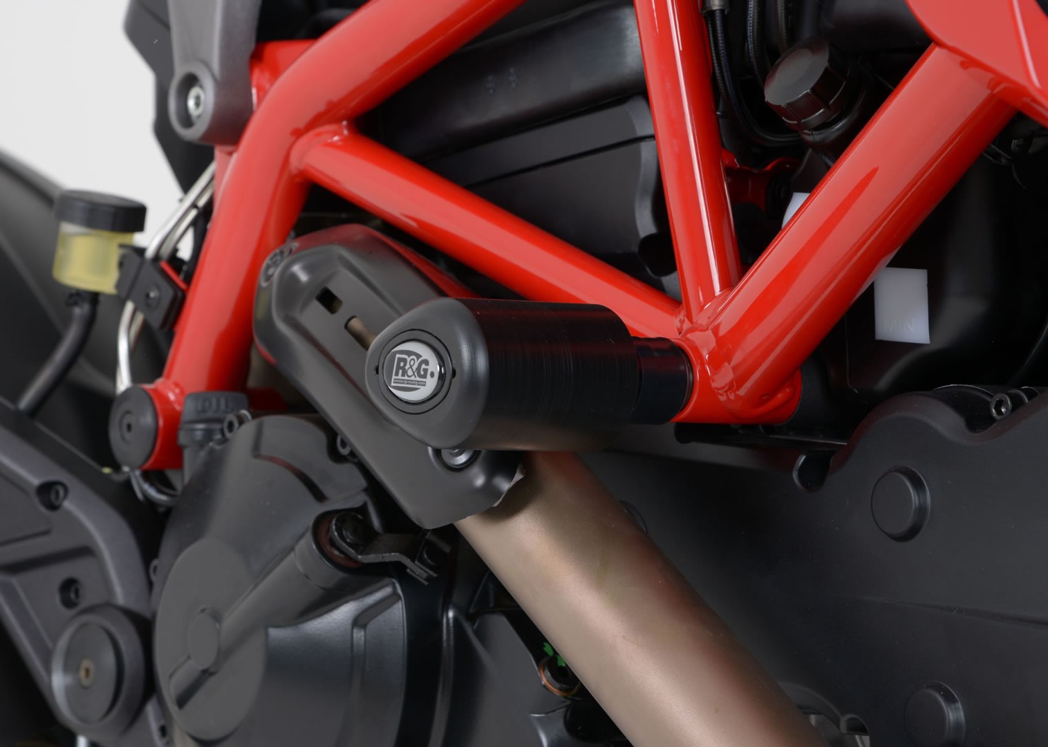 R&G Crash Protectors | Black | Ducati Hypermotard 821 2013>2015 & Ducati Hyperstrada 821 2013>2015 & Ducati Hypermotard 939 2016>2018 & Ducati Hyperstrada 939 2016 & Ducati Hypermotard 939 SP 2016>2018