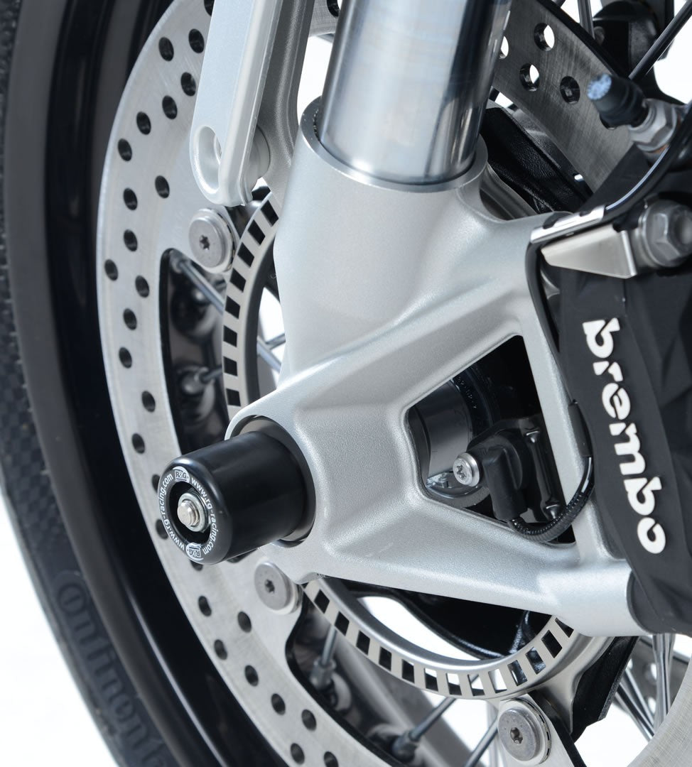 R&G Fork Protectors | Black | BMW R NINE T '17- (Scrambler, Racer, Pure, and Urban GS models)