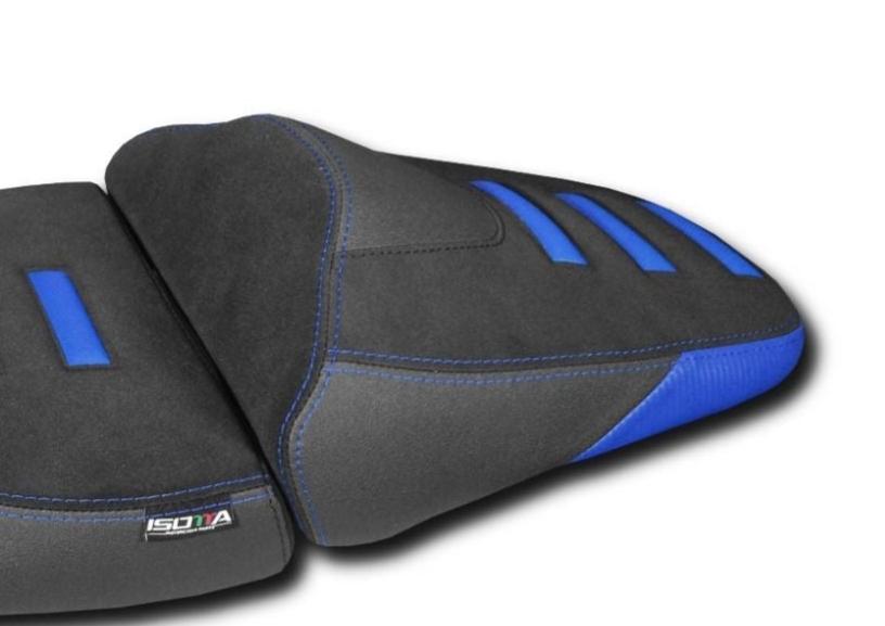 Isotta Comfort Pillion Seat | Black/Blue | Honda Africa Twin CRF1100L (incl. Adventure Sport) 2020>Current -  Shop name