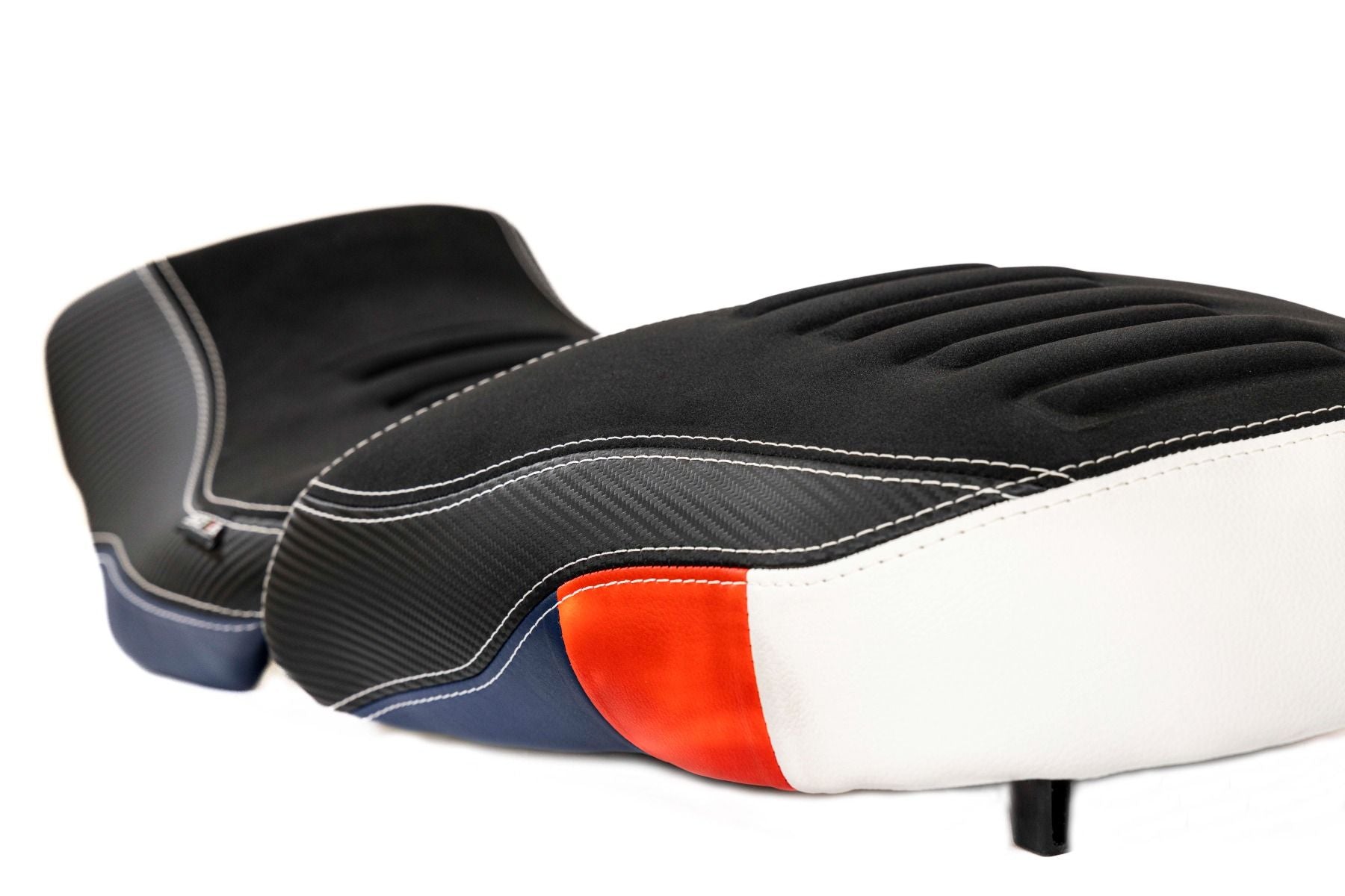 Isotta Comfort Pillion Seat | Black/Blue/Red - Trophy | BMW R 1200 GS 2013>2019 -  Shop name