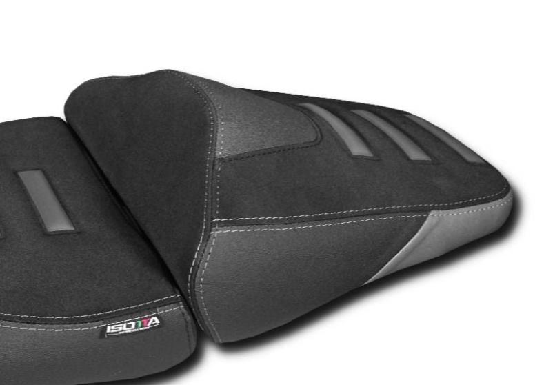 Isotta Comfort Pillion Seat | Black/Grey | Honda Africa Twin CRF1100L (incl. Adventure Sport) 2020>Current -  Shop name