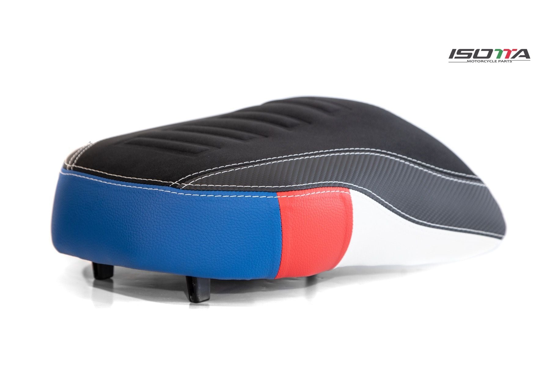 Isotta Comfort Pillion Seat | Black/White/Red/Blue - HP | BMW R 1200 GS 2013>2019 -  Shop name